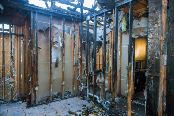 Professional Fire Damage Repair technician working in Clarksburg, MD